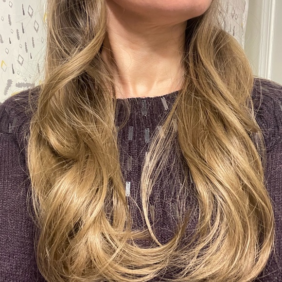 Ombré brown curly synthetic wig. - Picture 7 of 13